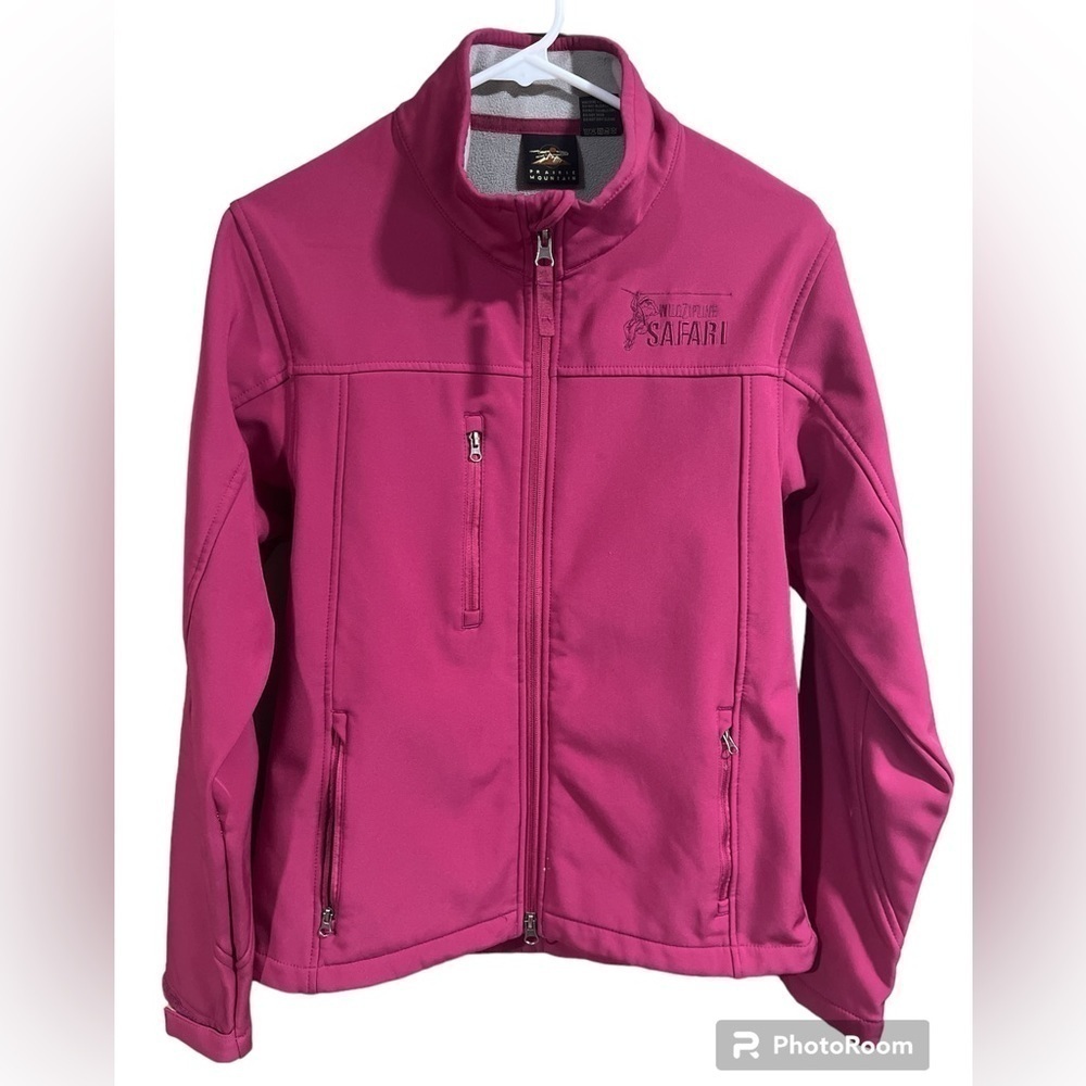 Prairie‎ Mountain Womens Small Pink Fleece Lined Jacket Gorpcore Hiking Outdoor